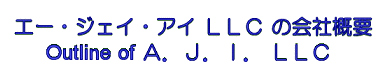 エージェイアイＬＬＣの会社概要